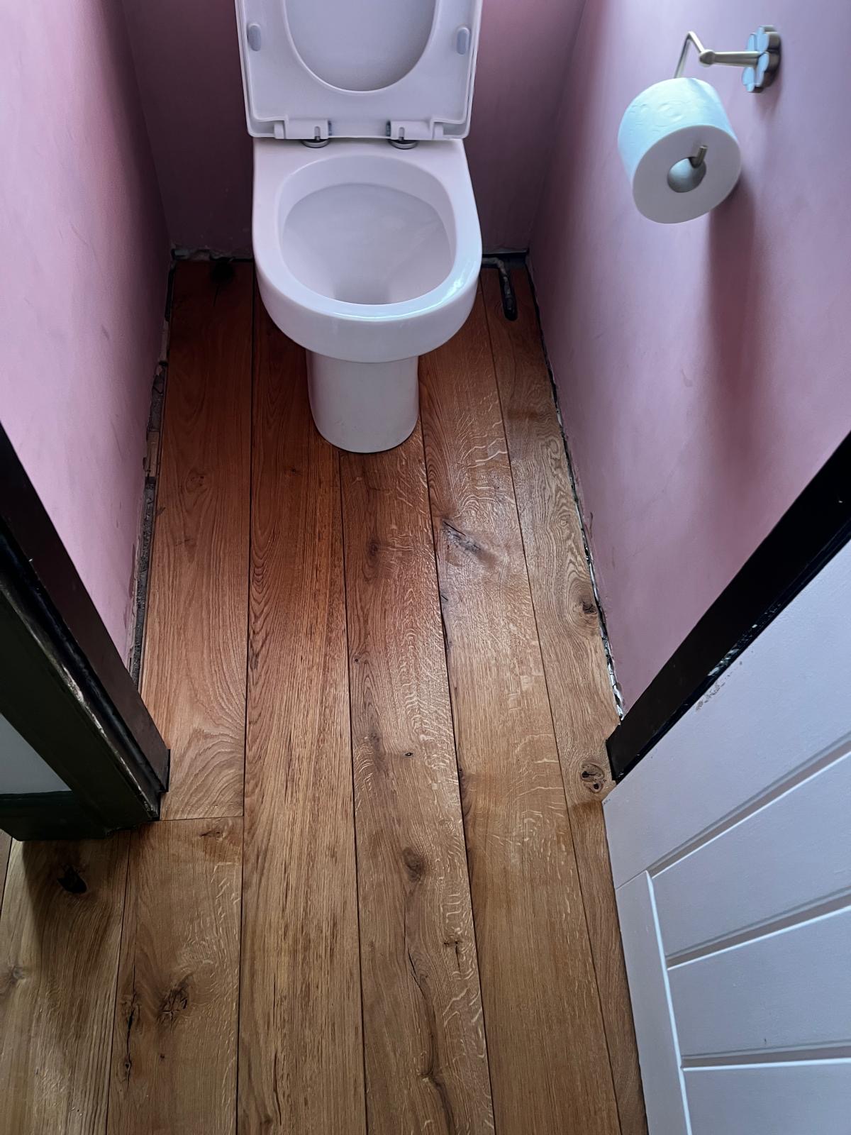 Oak Flooring Bathroom
