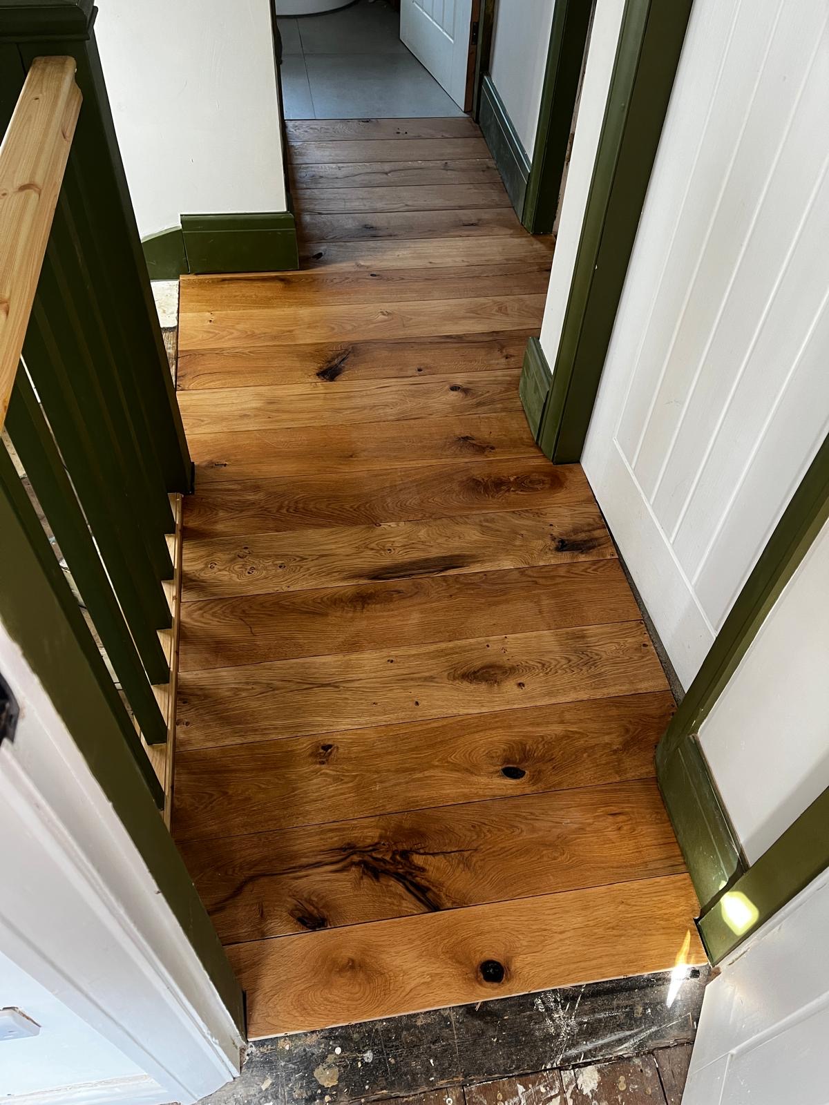 Oak Flooring Corridor